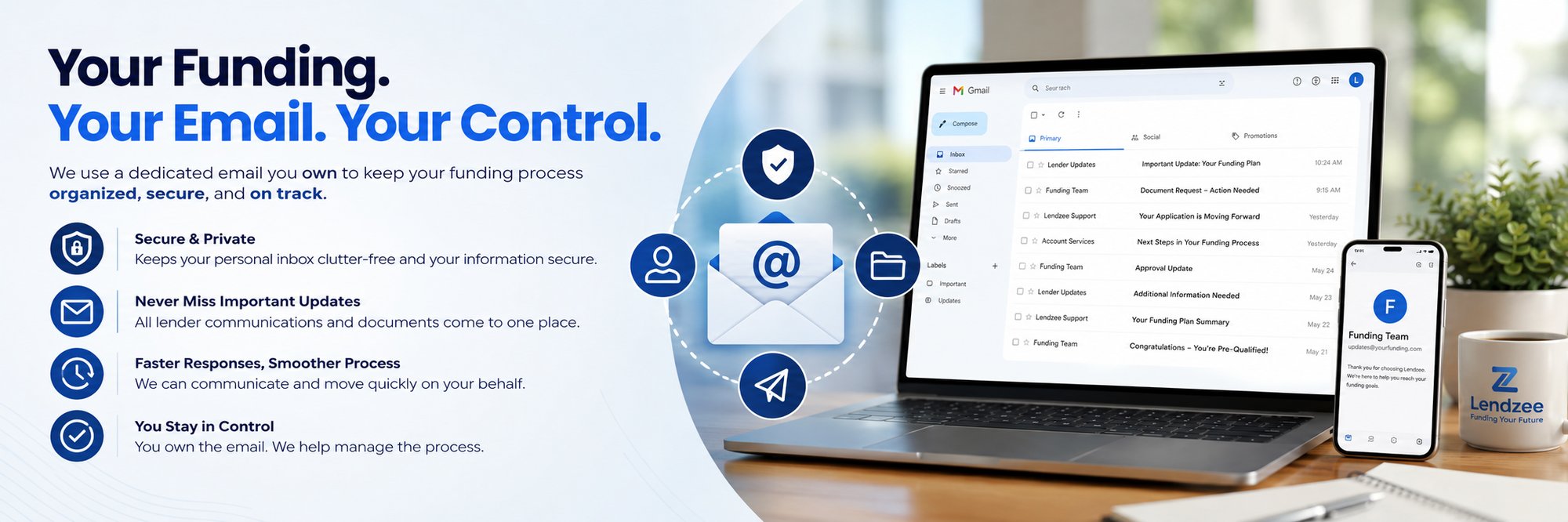 funding email banner